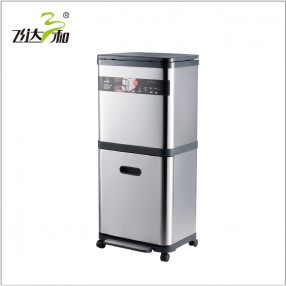 TG3341 五金（jīn）雙層分類垃圾桶15L+15L